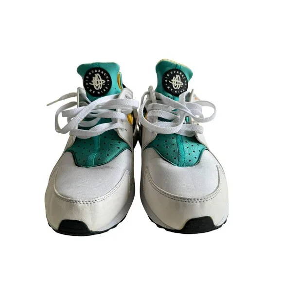 Nike Air Huarache White Turquoise Gold - Picture 4 of 15